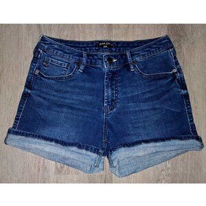 Dear John Short Jean Shorts Size 28 Distressed Denim Dark Wash